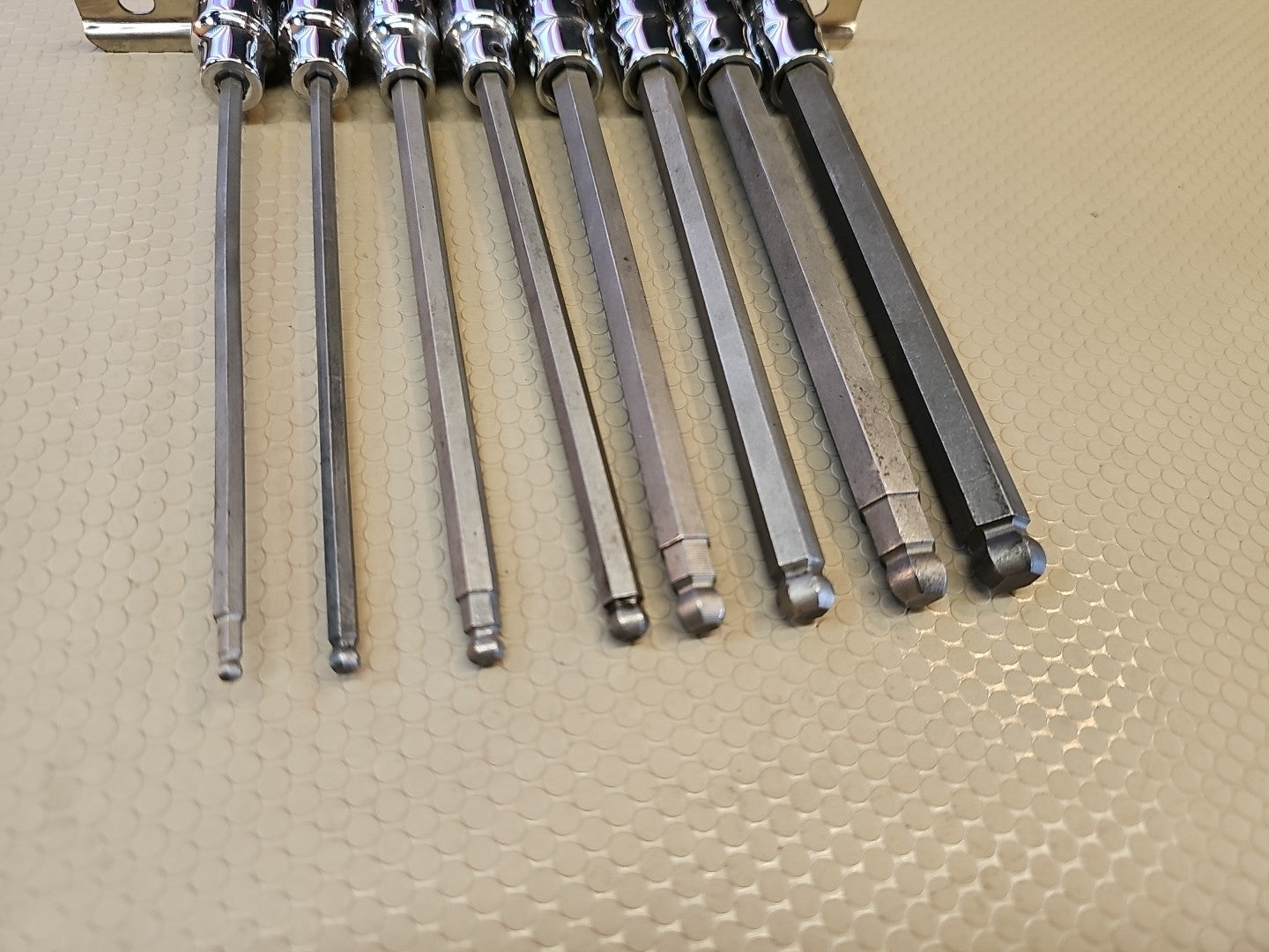 SK TOOLS 8 Piece 3/8" Drive Metric Long Ball Hex Bit Socket Set *UNUSED*