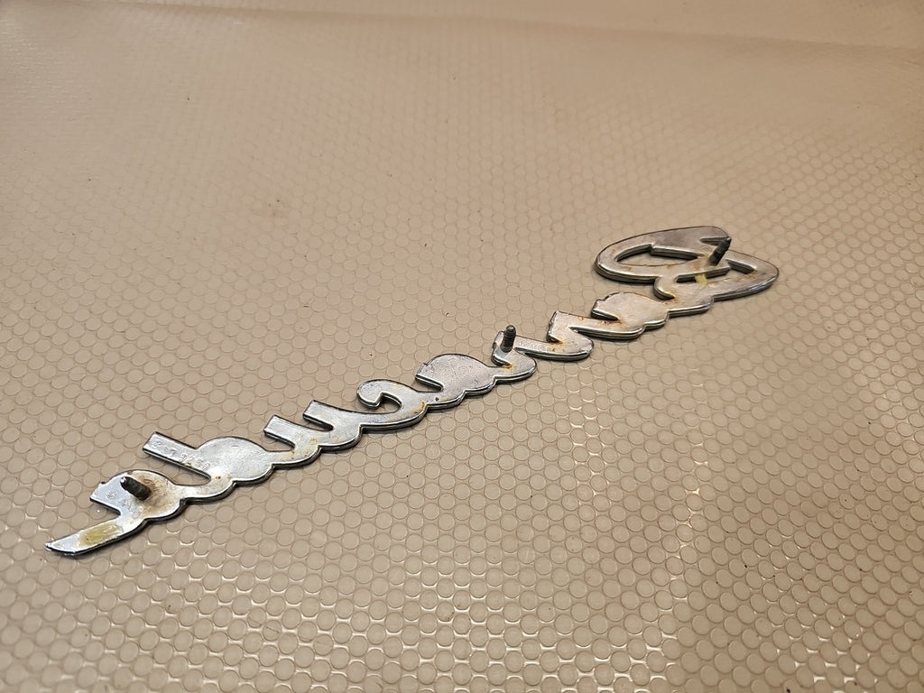 PLYMOUTH BARRACUDA FENDER TAIL PANEL EMBLEM BADGE FACTORY ORIGINAL