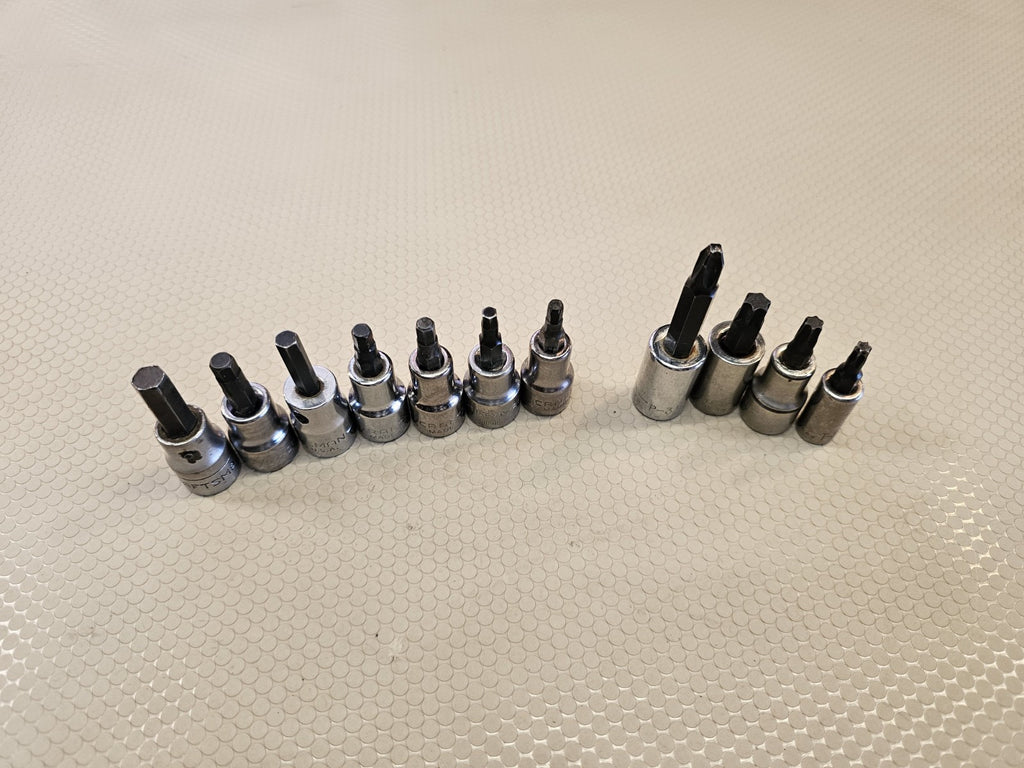 Craftsman USA 11 pc ~ SAE & Metric Hex & Torx Socket Set 1 Phillips