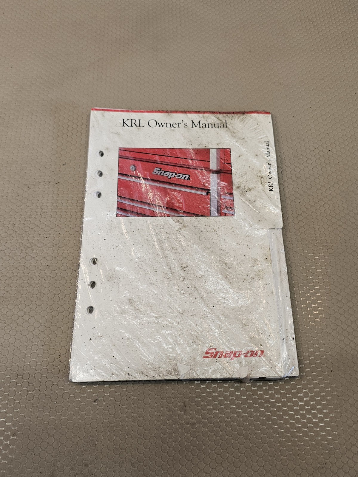 NEW Snap-On Tools KRL Tool Box Owner's Manual Unopened 