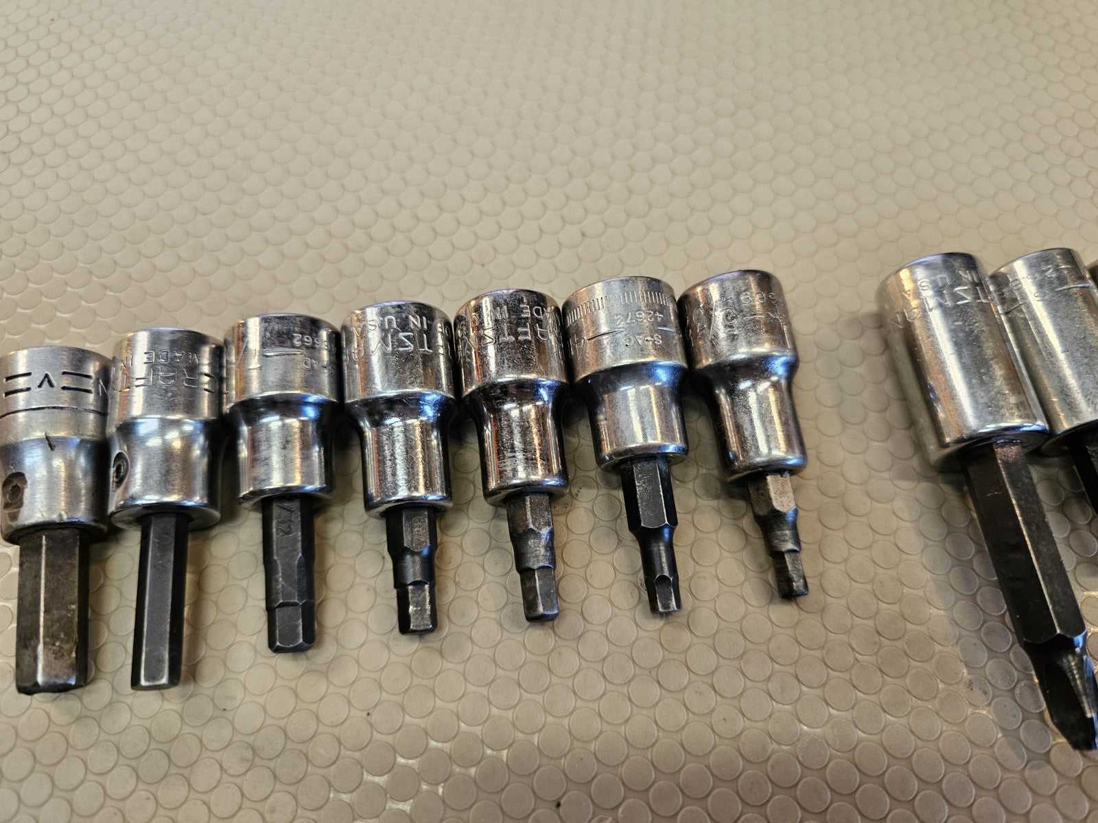 Craftsman USA 11 pc ~ SAE & Metric Hex & Torx Socket Set 1 Phillips