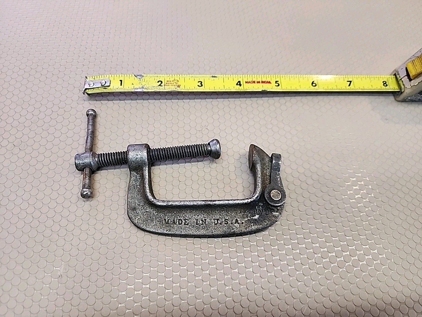 Vintage  2.5" Adjustable C-Clamp #1425 USA Made