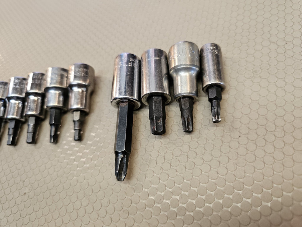Craftsman USA 11 pc ~ SAE & Metric Hex & Torx Socket Set 1 Phillips