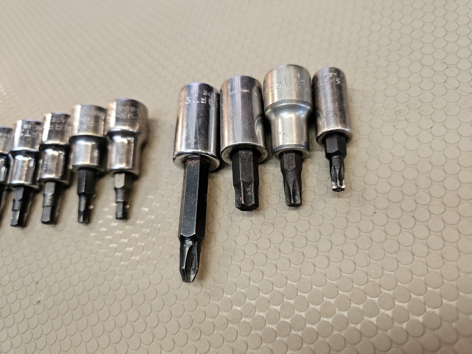 Craftsman USA 11 pc ~ SAE & Metric Hex & Torx Socket Set 1 Phillips
