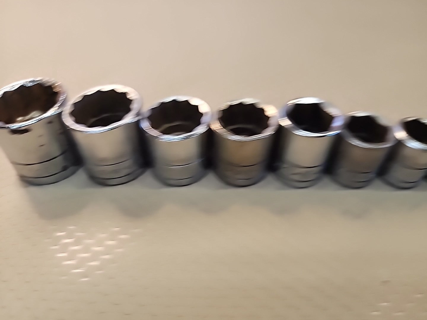 8 Piece SK Wayne Socket Set 3/8" Drive - 6&12 PT Shallow