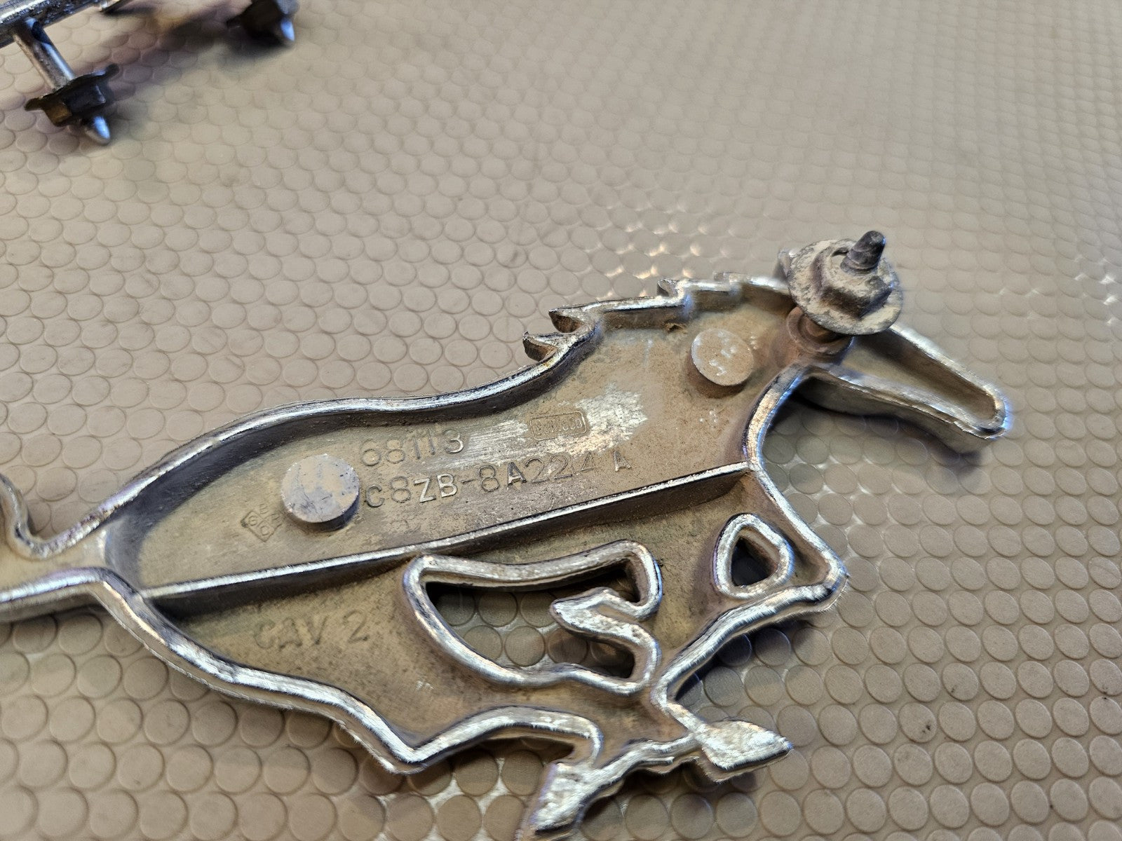 3x OEM! Vintage Original Ford Mustang 60s 70s Emblem Badge FoMoCo Scott Drake