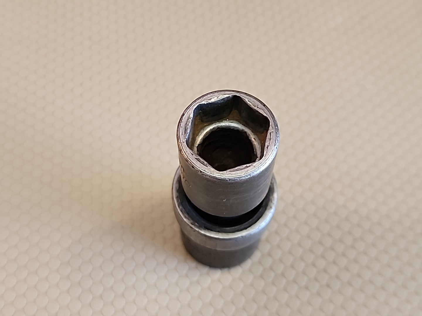 SNAP ON 3/4" IPL24  1/2" DRIVE " IMPACT 6POINT SAE UNIVERSAL SWIVEL SOCKET USED
