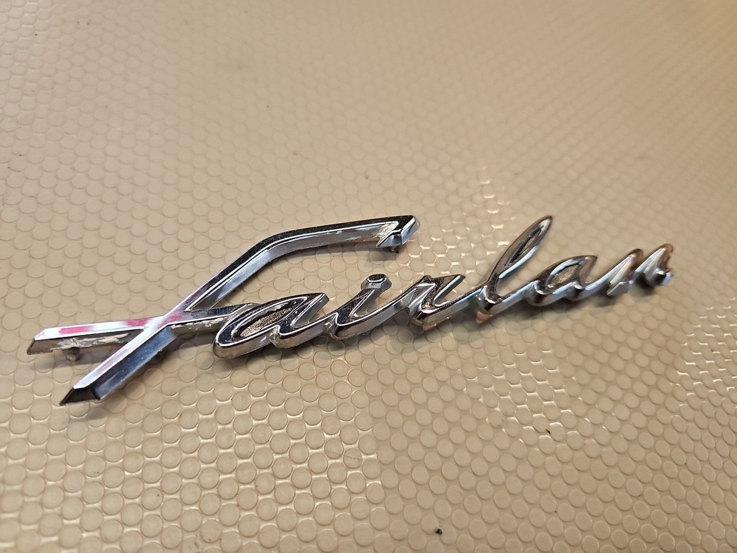 1962 FORD FAIRLANE Emblems Script C20B-6250400F & C20B-6250401F - RH & LH