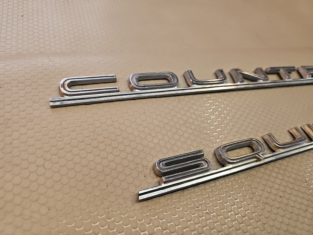 OEM Ford Country Squire RH or LH Front Fender Emblem 1965 FoMoCo # C5AB-16098-D 