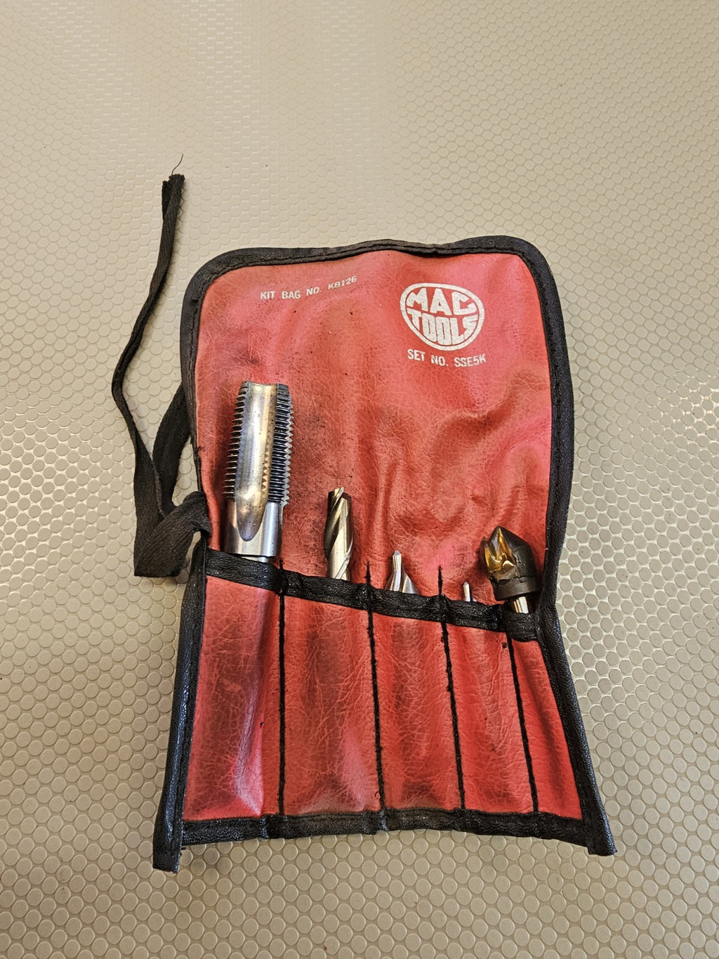 Mac Tools Twist Extractors E3 & E5 From Set SSE5K In Kit Bag No. KB126 Dril bits