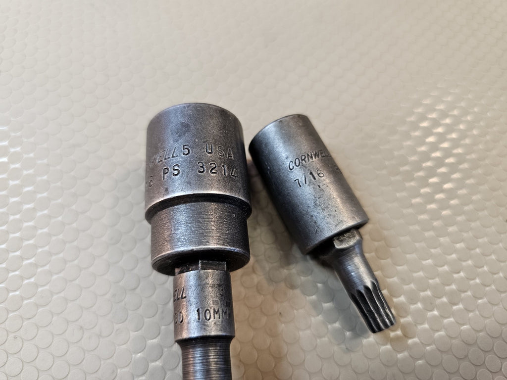 Cornwell Tools P3214 7/16 Shallow Impact Socket 1/2" Dr Bit Socket Triple Square