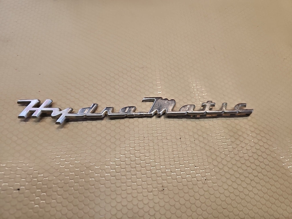 OEM Nash Ambassador Hydra Matic Trunk Emblem Vntage 1951 HYDRA MATIC AMBASSADOR