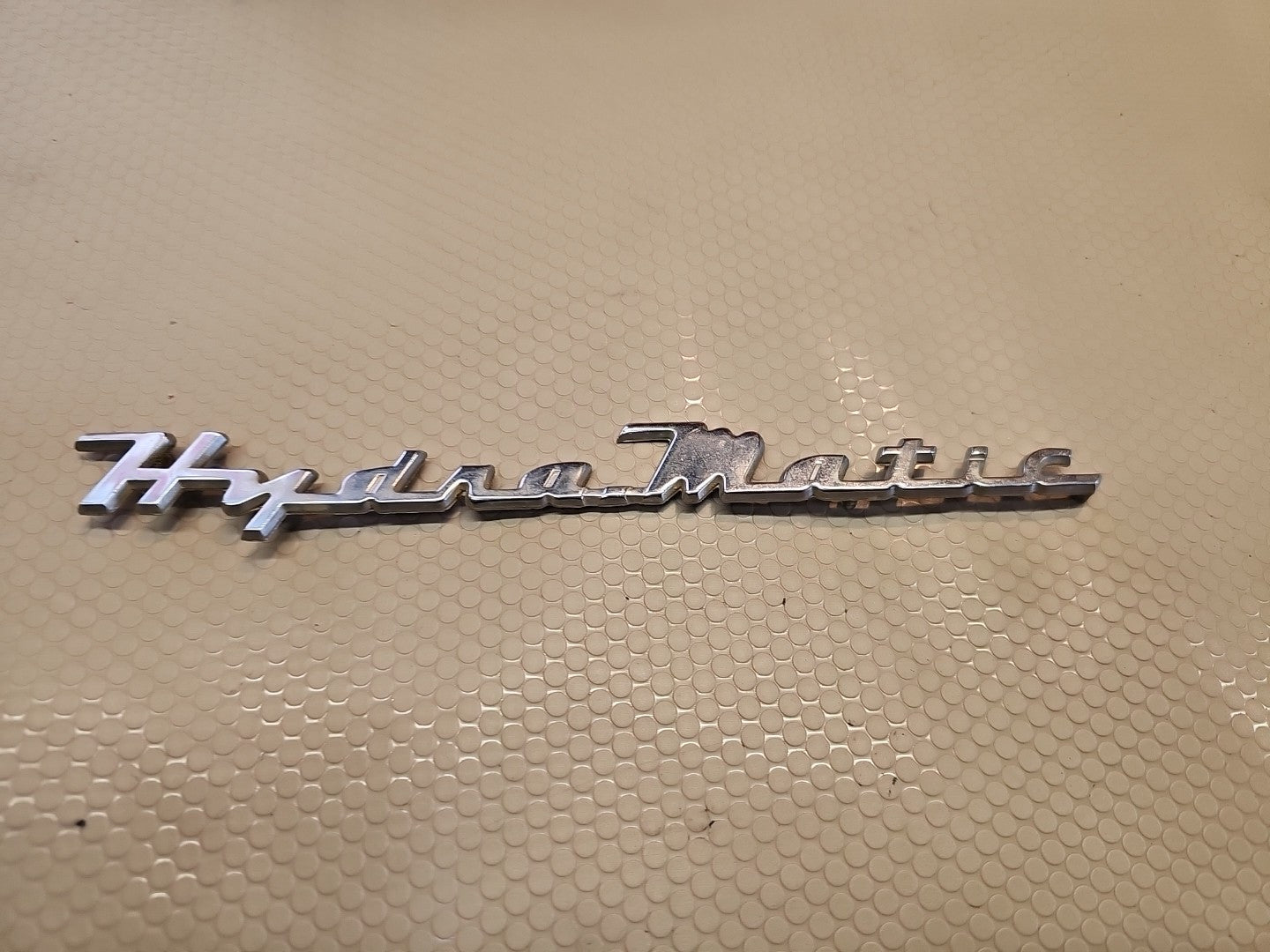 OEM Nash Ambassador Hydra Matic Trunk Emblem Vntage 1951 HYDRA MATIC AMBASSADOR