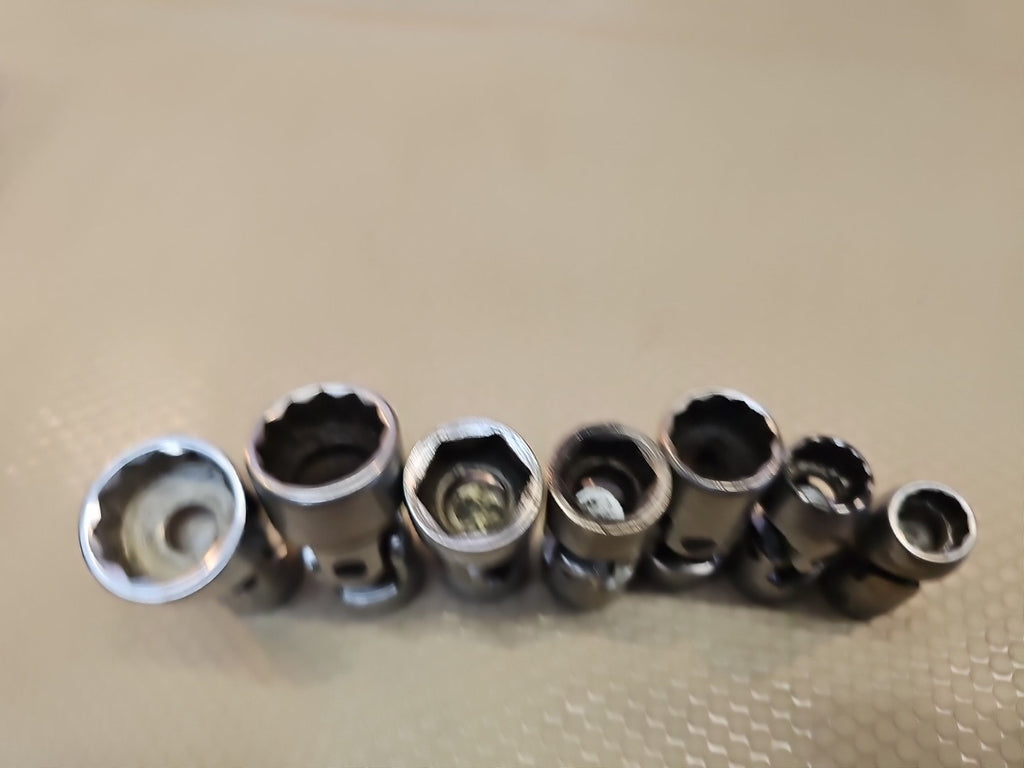 *MADE IN USA* Proto / SK / Other 3/8" Drive 6 Pc. Swivel Socket Set 3/8" to 3/4"