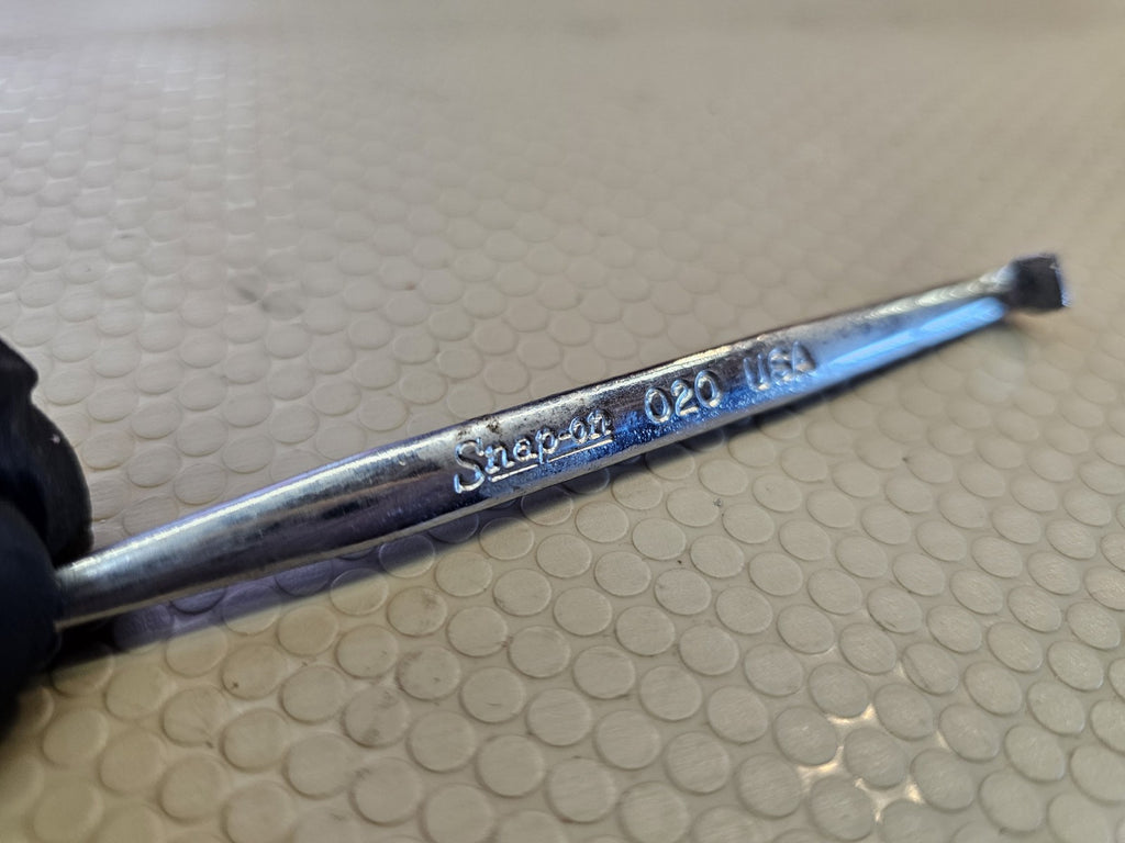 Snap-On 020 Offset 4" Long Flat Tip Screwdriver