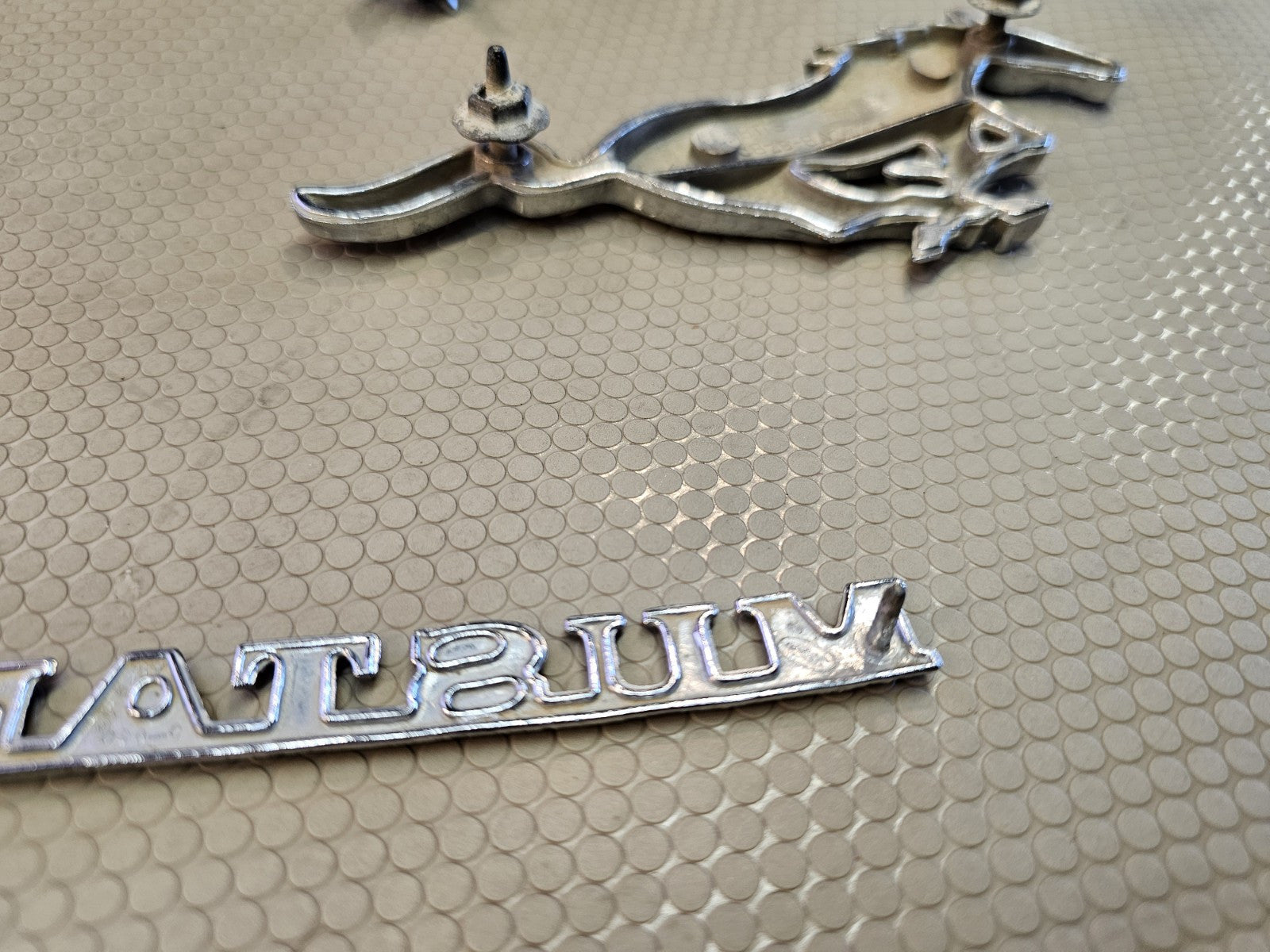 3x OEM! Vintage Original Ford Mustang 60s 70s Emblem Badge FoMoCo Scott Drake