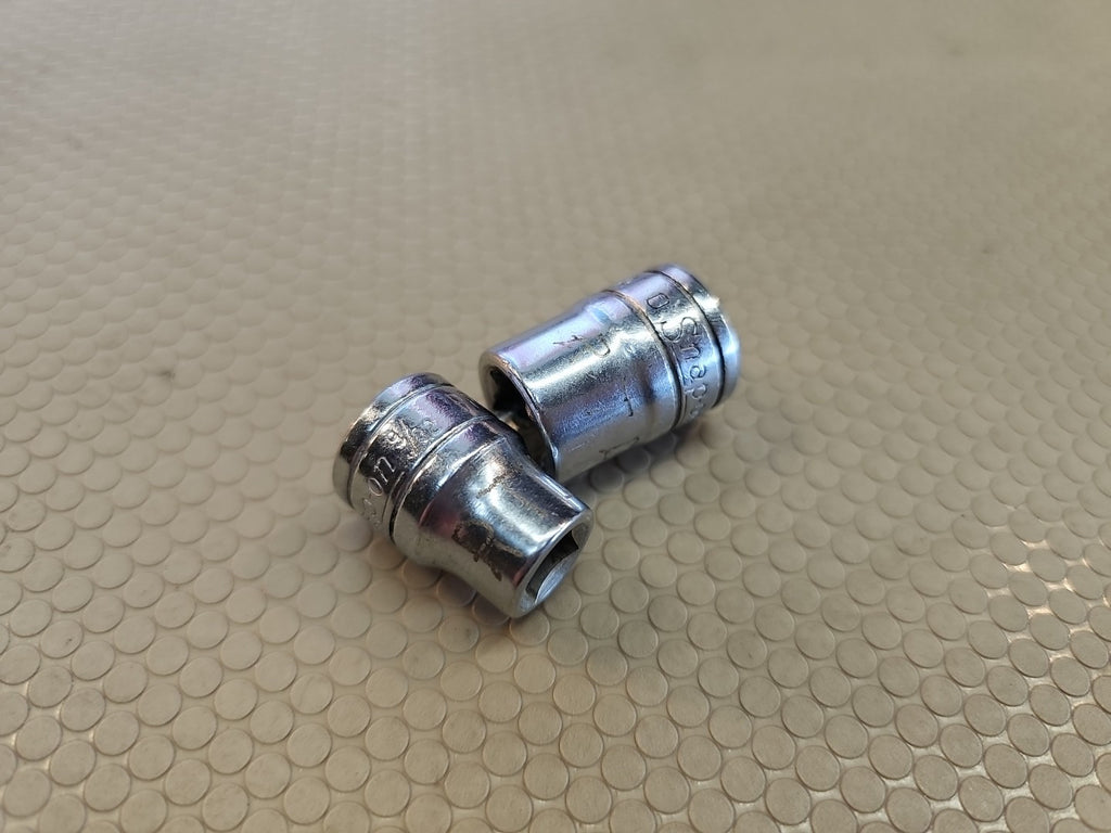 2pc Snap On Tools Internal Pipe Plug Socket 9/32 PP409 3/8 PP412