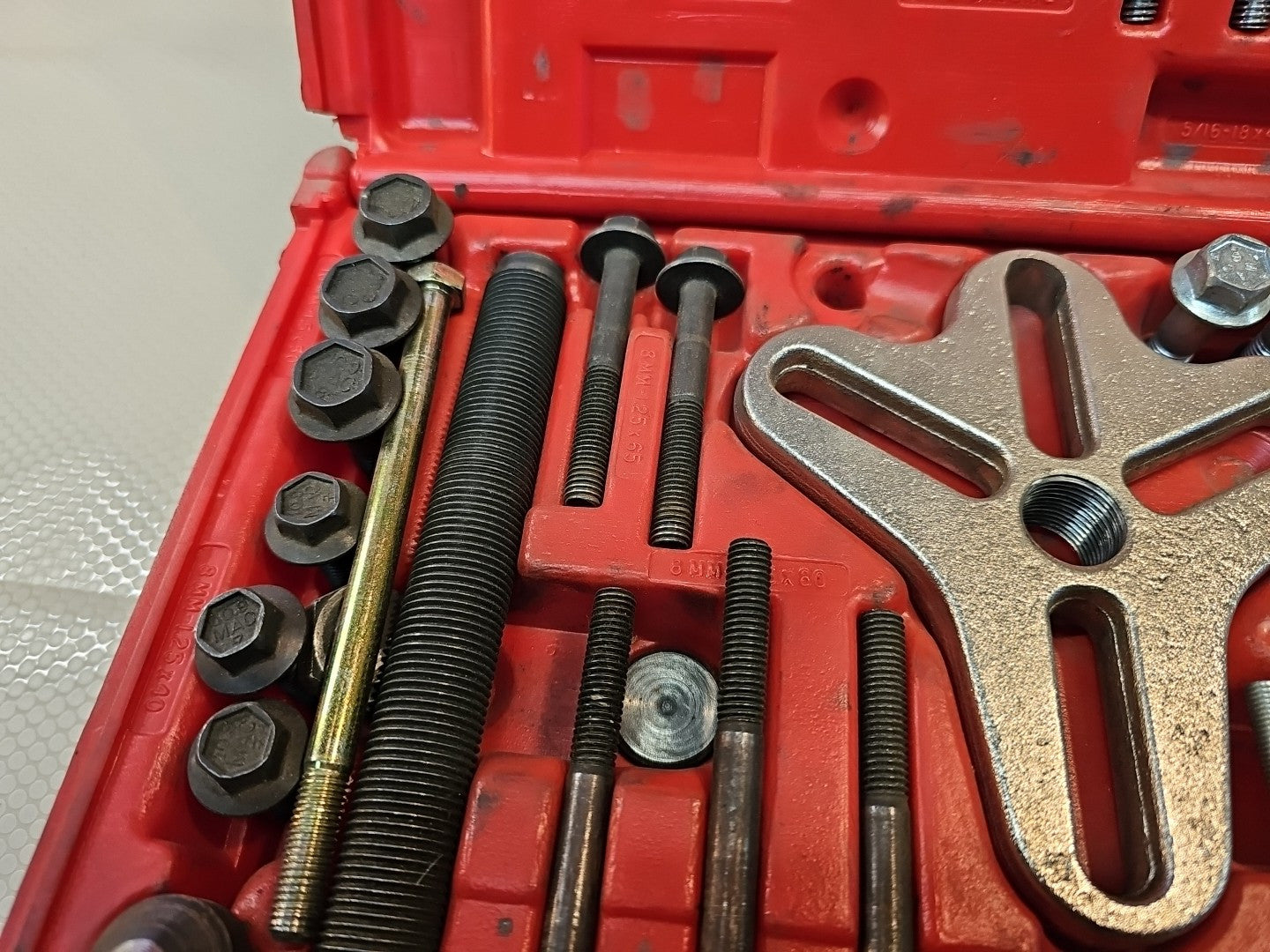 Mac Tools USA Made STP500M Deluxe Bolt Grip Set Puller Balancer Flywheel Rotor