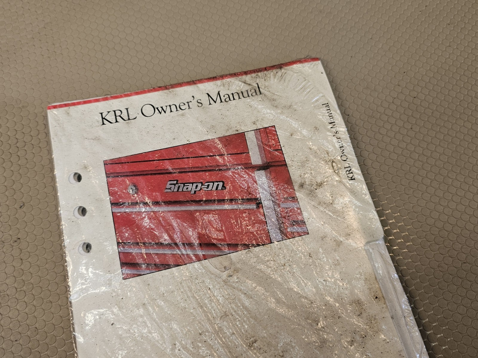 NEW Snap-On Tools KRL Tool Box Owner's Manual Unopened 