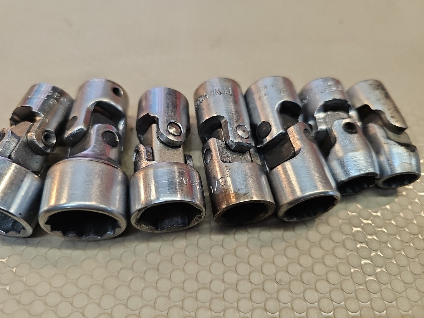 *MADE IN USA* Proto / SK / Other 3/8" Drive 6 Pc. Swivel Socket Set 3/8" to 3/4"
