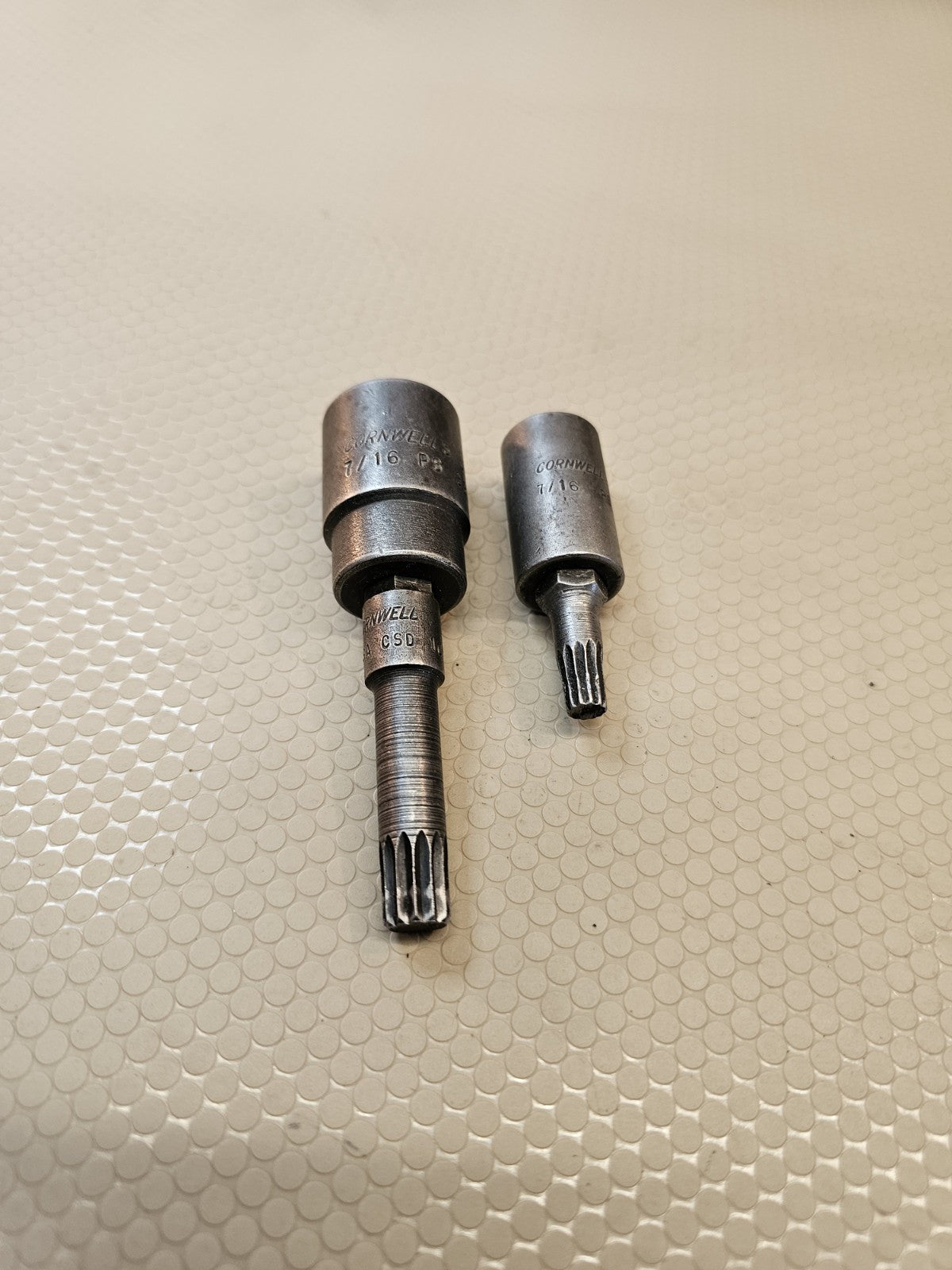 Cornwell Tools P3214 7/16 Shallow Impact Socket 1/2" Dr Bit Socket Triple Square