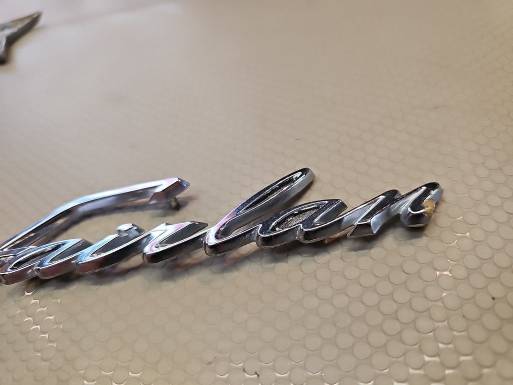 1962 FORD FAIRLANE Emblems Script C20B-6250400F & C20B-6250401F - RH & LH