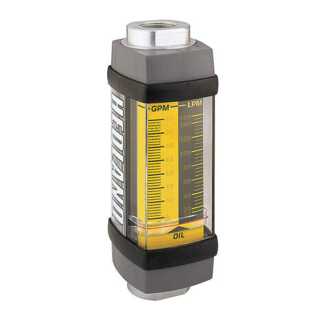 HEDLAND H624-604-R Flowmeter,1/2 FNPT,0.5-4 GPM 6JFX6 NEW & Complete